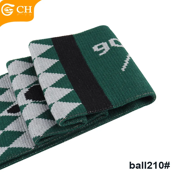 Professional Supplier Knitted Football Scarf Custom Good Quality Black Green Acrylic Winter Scarf Custom Logo Football Scarves