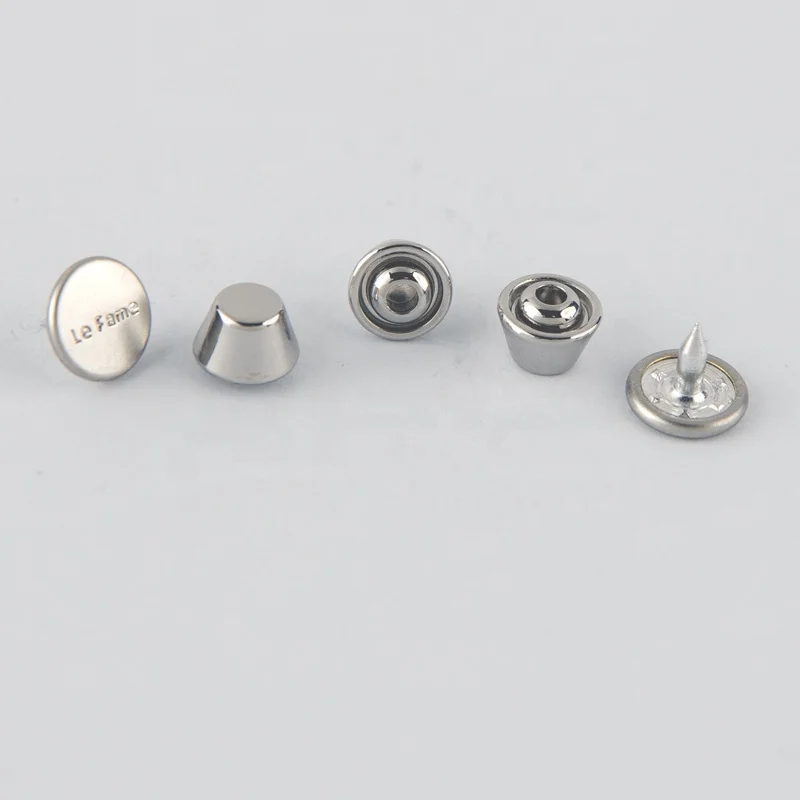 Custom Luxury Brand Quality Alloy Jeans Rivet For Garment