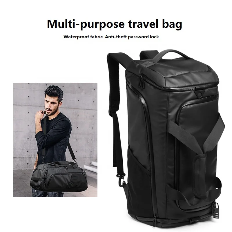  New arrivals anti-theft with lock waterproof duffel bag backpack weekend