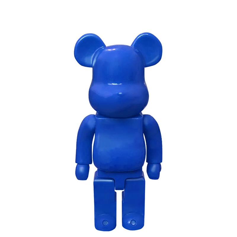 Custom polyresin brick bear figure art statue resin home decor figurine bearbrick sculpture
