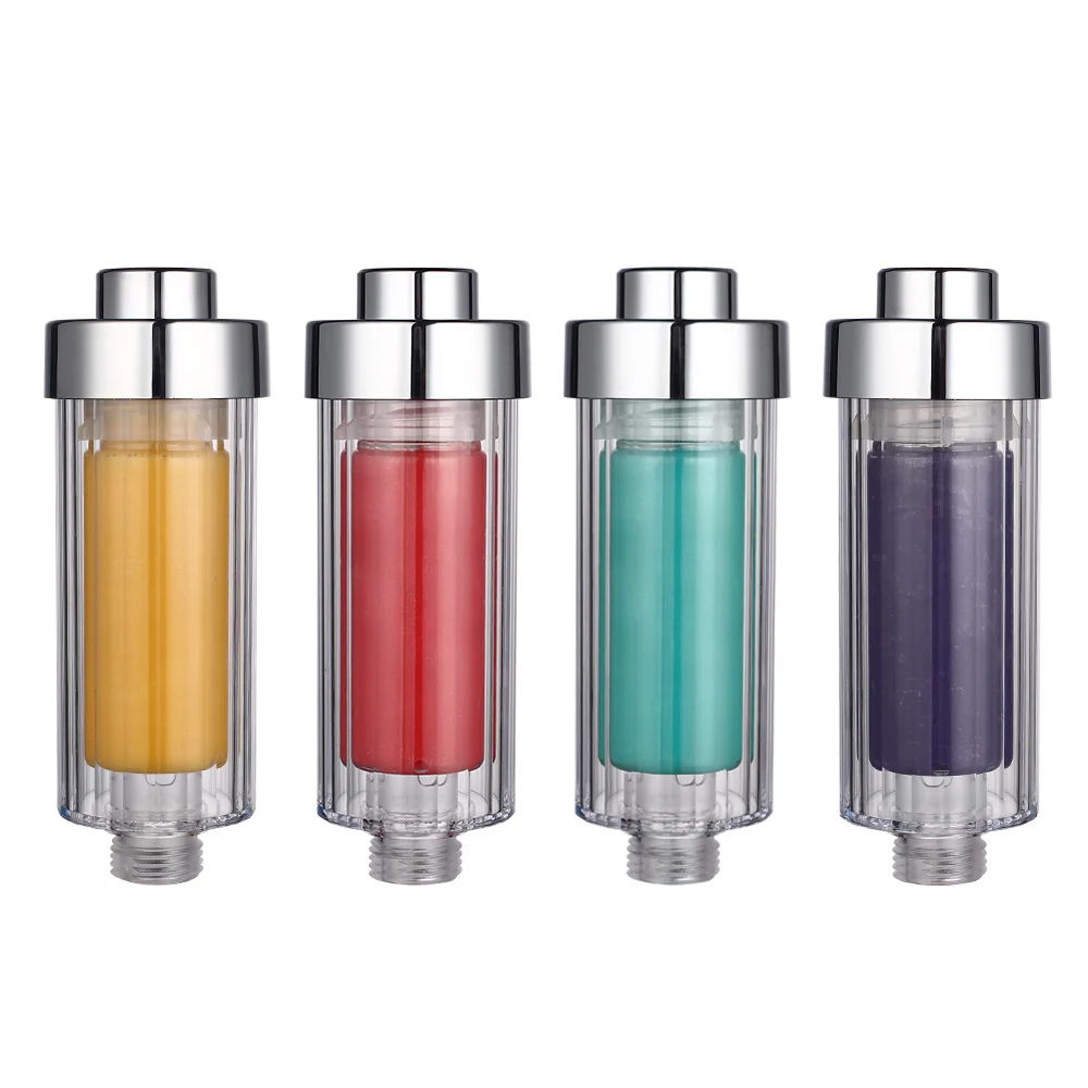 
 Ароматическая головка для душа с витамином c, фильтр для воды, 6 ароматов, ванная комната  