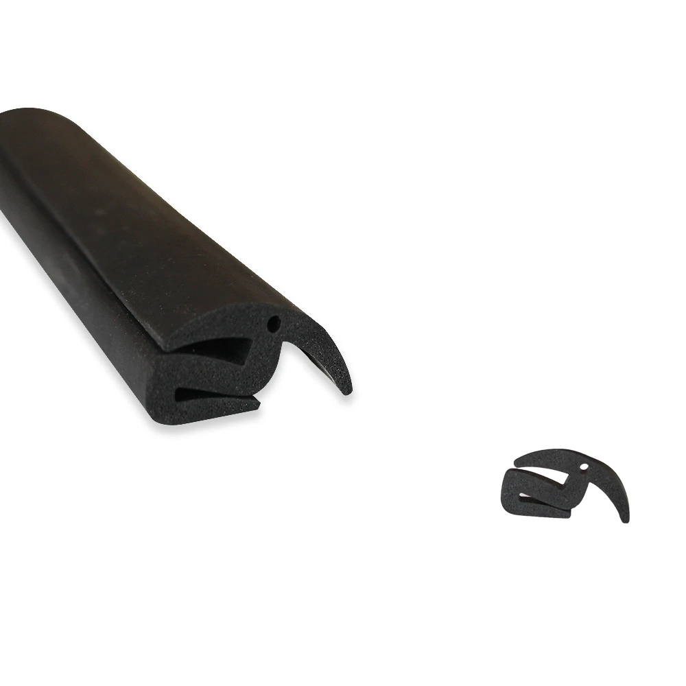 Factory customized rubber sealing lock washers for windows and windscreens for automobiles, ships and heavy equipment