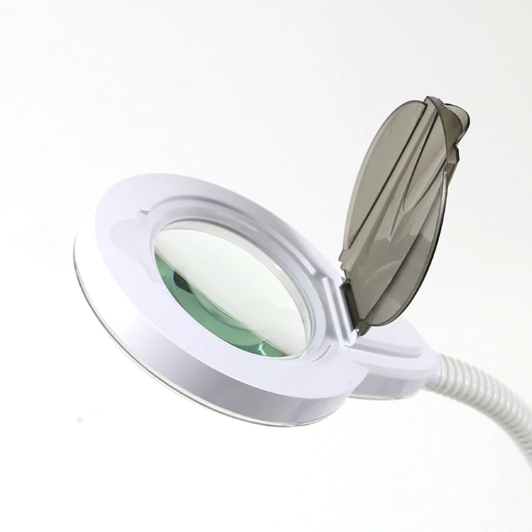 Table facial manicure beautician magnifying lamp, medical cold light magnifying glass lamp, salon nail art magnifying lamp