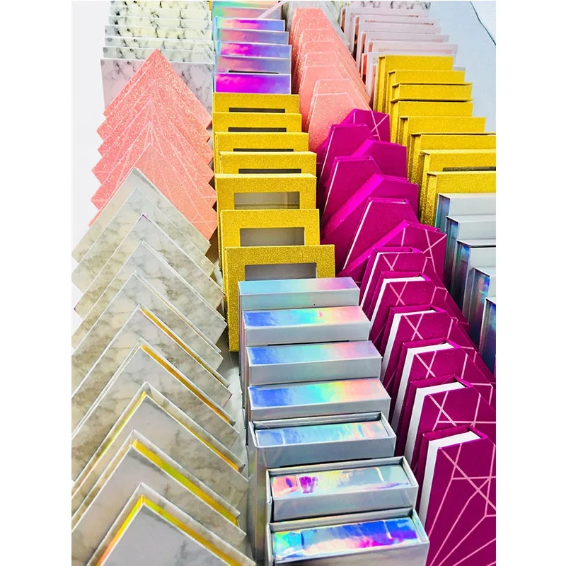 Qing Dao Wholesale High Quality False Eyelashes Artificial Mink Lashes Wholesale With Private Label Eyelash Make Up