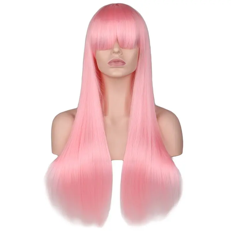  2021 Customer Color All Styles High Temperature Wire 100% Virgin Human Hair Blend Wigs Long