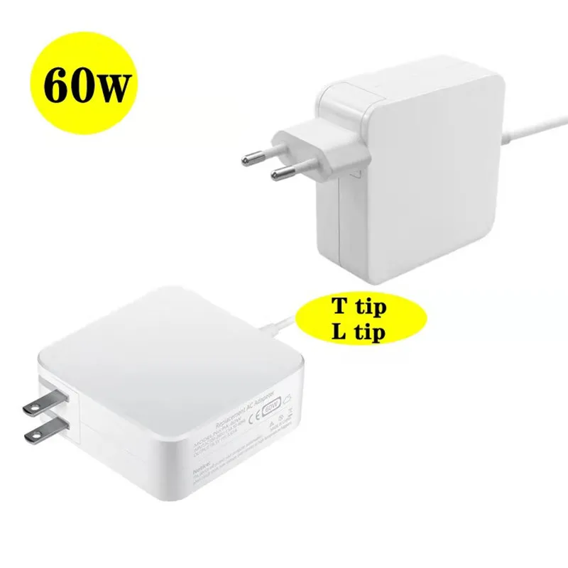Factory Wholesale 60W L T Tip laptop adapter charger for Macbook Pro 13 A1435 A1502 universal laptop charger ac adapter new