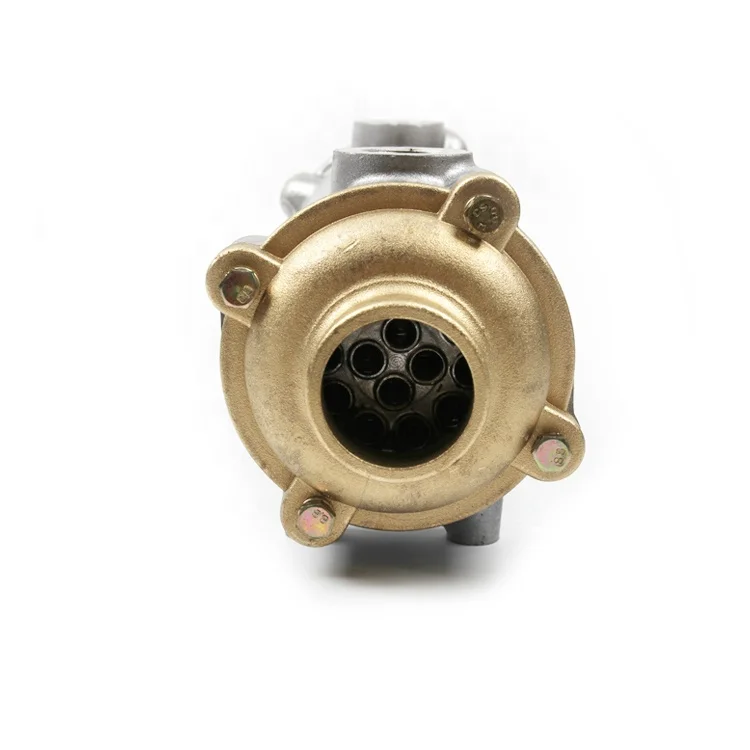 135 marine oil cooler aluminum shell tube heat exchanger for water to oil