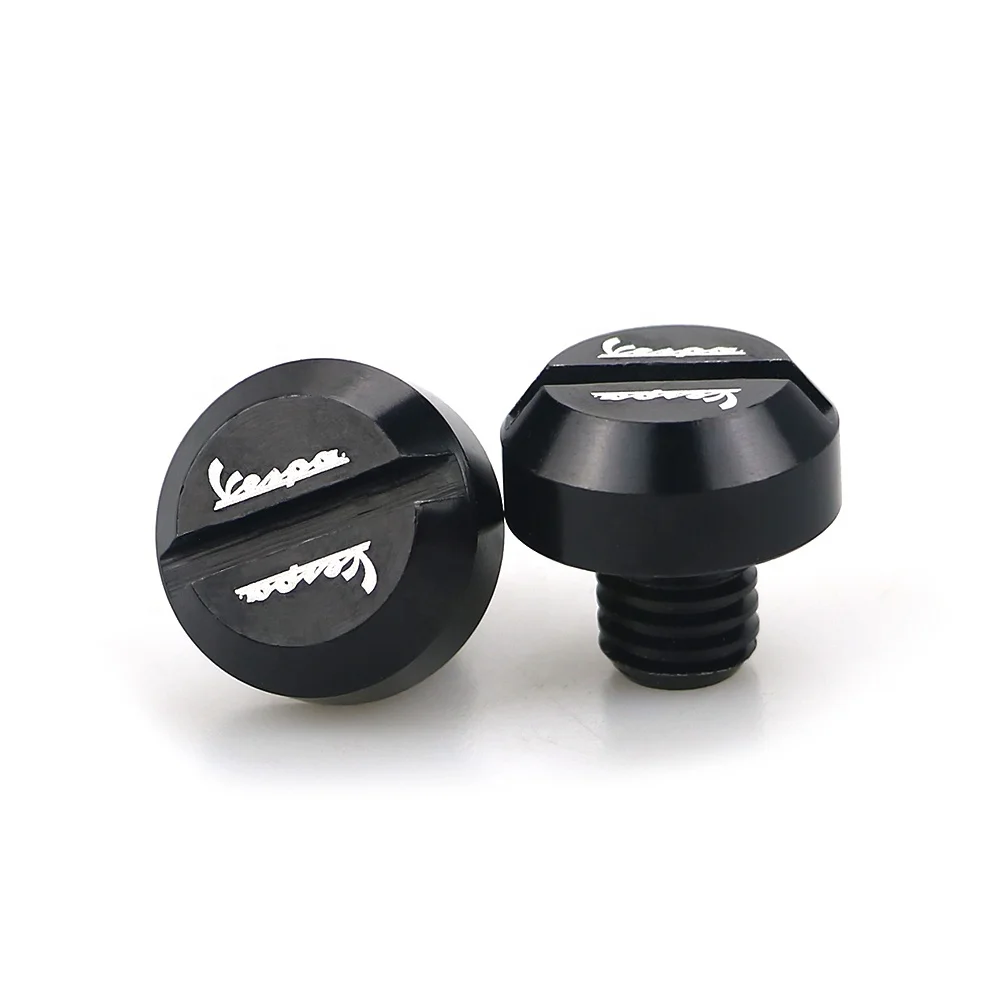 8MM Motorcycle CNC Rear View Mirrors Hole Plug Screws For Vespa GTS 250 300 SPRINT PRIMAVERA 150 GTV LXV LX 50 S 125 Accessories