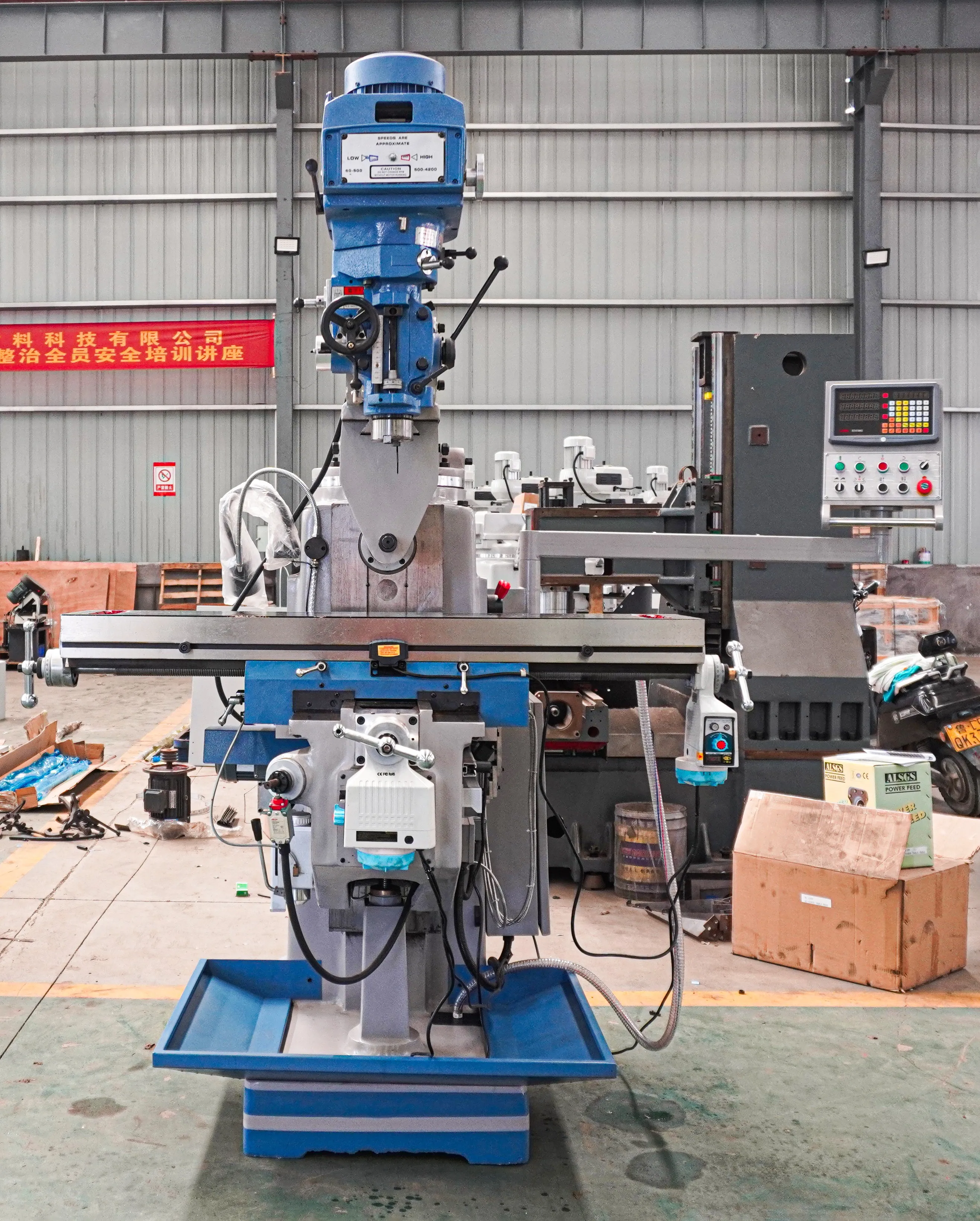 Chinese Brand 4HW Turret milling machine Universal Vertical Milling machine