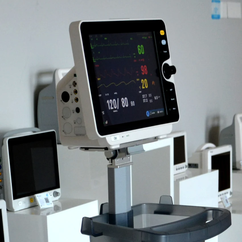 Yonker new medical icu patient monitor custom 2.6kg hospital multi-parameter patient monitoring with trolley