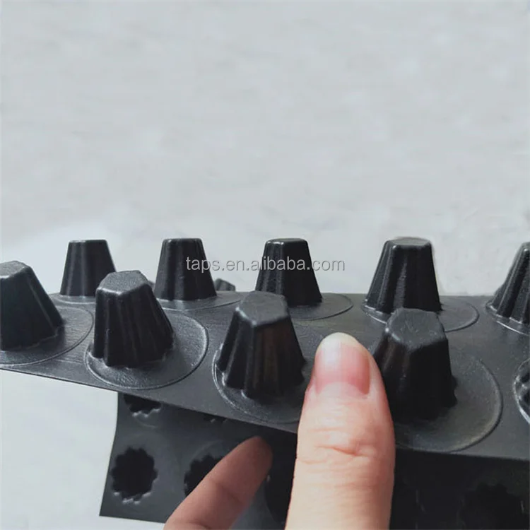 Plastic Dimpled Foundation Membrane/ Dimple Waterproof HDPE Drain Board