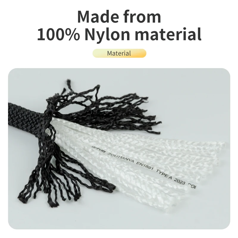 Outdoor Hunting Hiking Camping Boating Fishing Safety Rope Caving Engineering 14mm Nylon Static Climbing Rope
