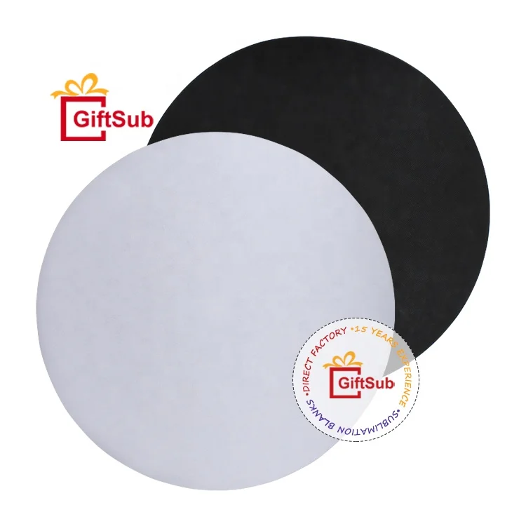 Wholesale Custom Polyester Printed Logo Round Foot Mat Carpets Funny Front Doormat Anti Slip Rubber Indoor Floor Door Rugs Mat