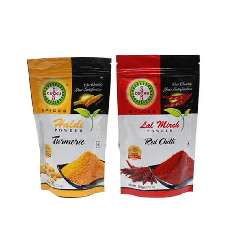 Матовая отделка Алюминий фольга yucai пластик сбоку уплотнения встать мешок упаковки еда сумка al