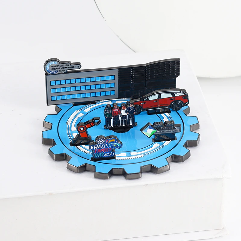 New product ideas 2023 design cartoon Metal 3D  combination Fridge Magnet Can be split