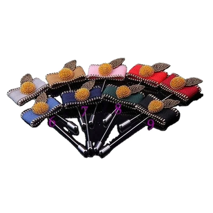 
Wholesale New Design Textile Lapel pins 