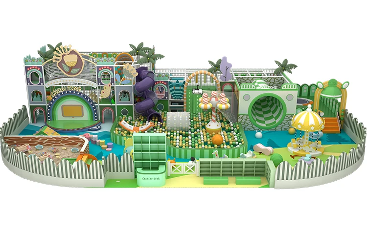 Qiao Qiao kids cafe small  candy play corner playground equipment soft play area toys kids indoor for children