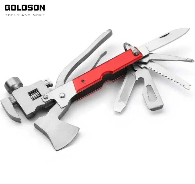 camping aluminium multi tool hammer