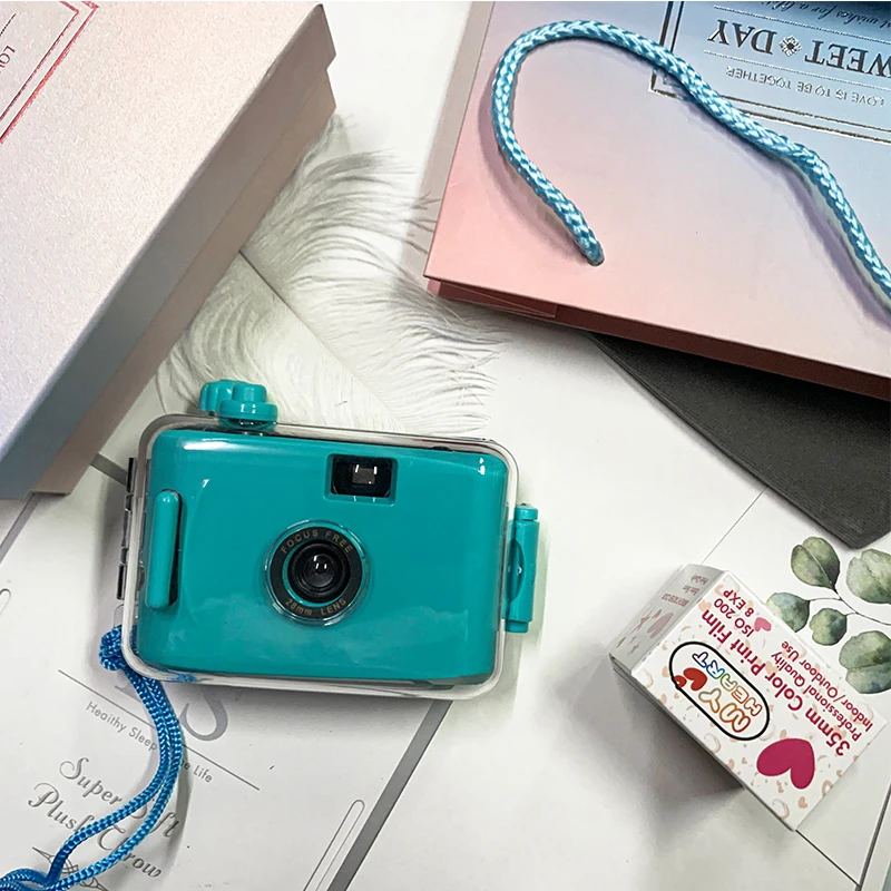 OEM custom color logo non-disposable reusable 35mm film camera vintage film camera