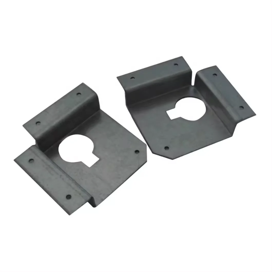 custom CNC sheet metal processing stamping bending corners bracket part aluminum alloy steel laser cutting parts