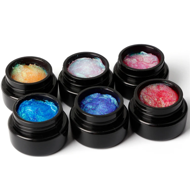 Qshy Nail Art Carving Gel 7D First Love Gel Wholesale UV Nail Polish Gel Set 6 Colors