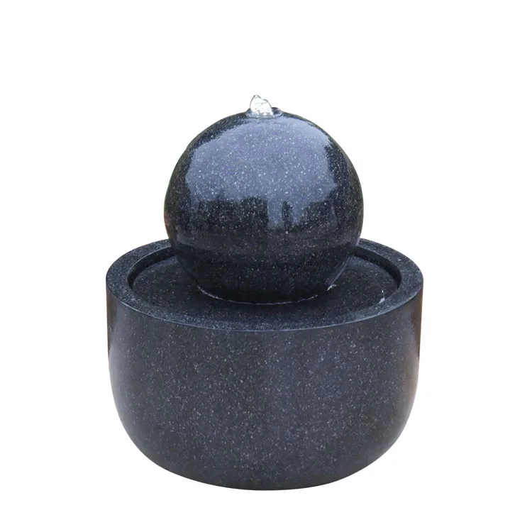 Большой полимерный каменный водопад, садовый шар, светодиодный светильник, уличный водяной фонтан