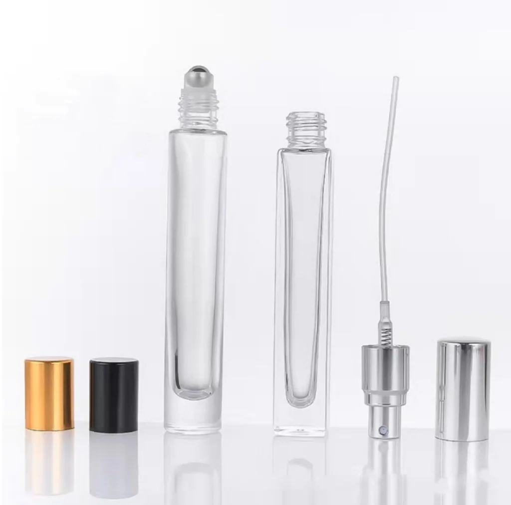 stainless steel slim perfume oil  seem rollerball top 10ml  sanex roll on spray and roll bottle