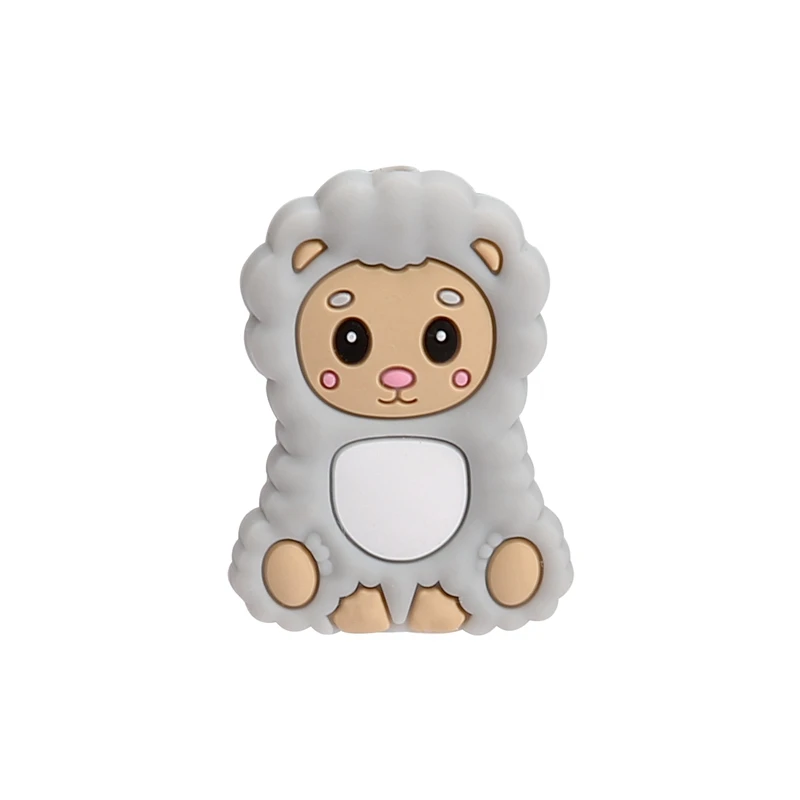 Оптовая продажа 5 шт./набор силиконовые овец бусы Детские молярная бусины Diy аксессуары