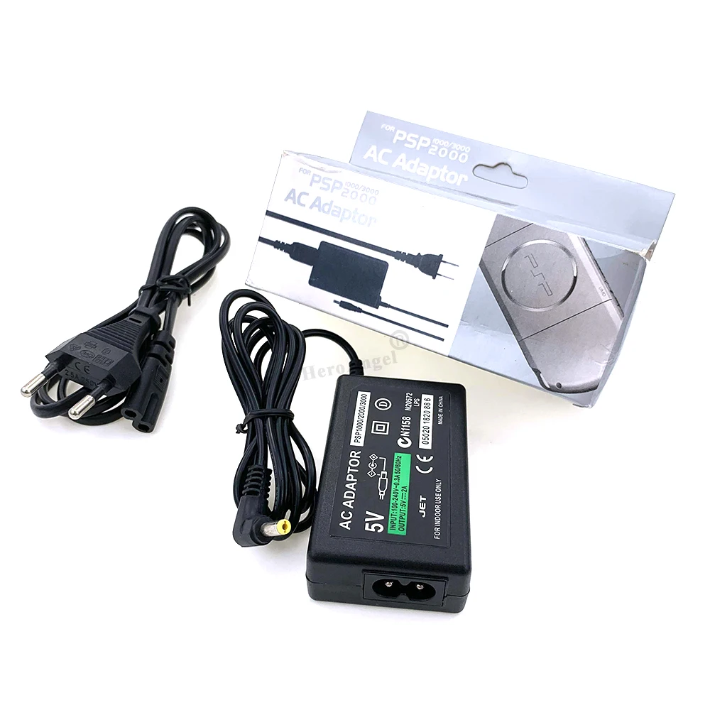 Home Travel 5V AC Adapter Wall Charger Power Supply For PSP 1000 2000 3000 US EU Plug available