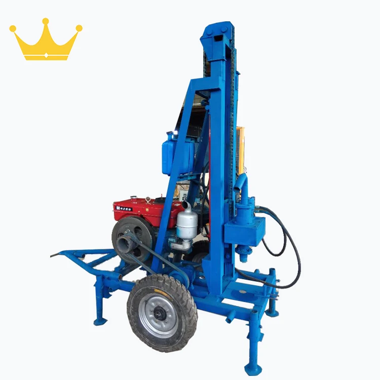Versatile Mobile Water Well Drilling Rig for On-Site Drilling within 200m