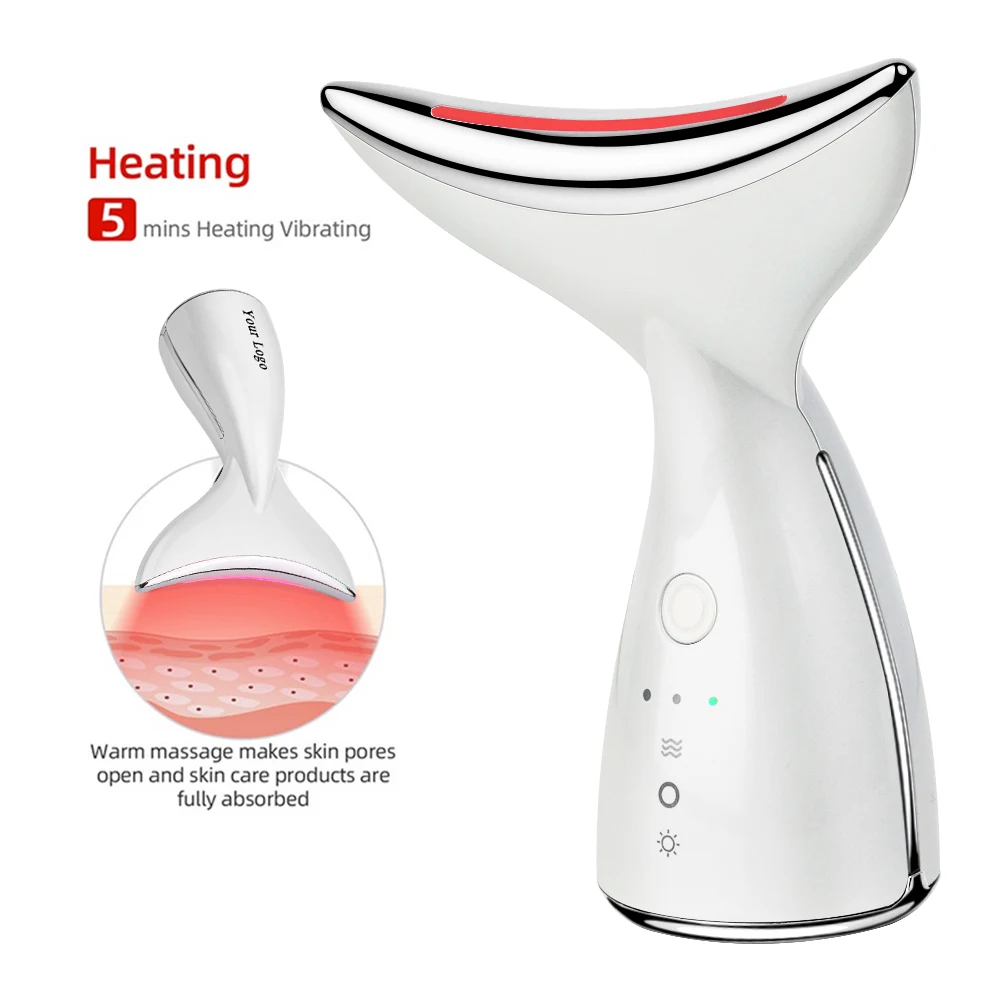 Home use beauty equipment electric EMS skin tighten face & neck lifting massager for anti wrinkle anti aging