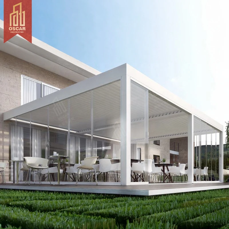 Easily Assembled Aluminium Opening Patio Roof Pergola Pavilion
