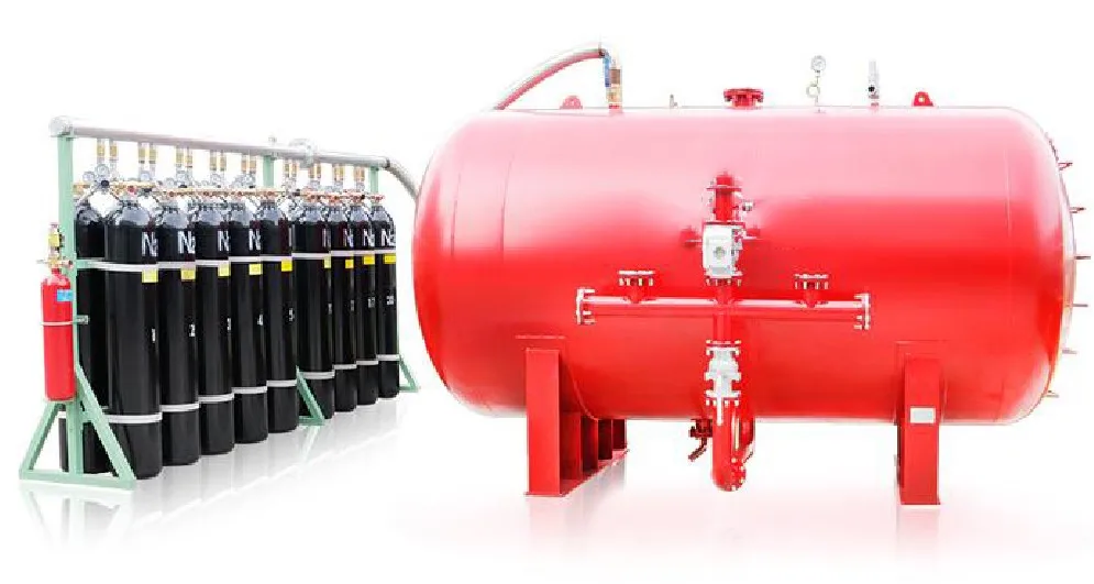 Bladder Tank Foam Solution Deployment System For Warehouses and storage facilities