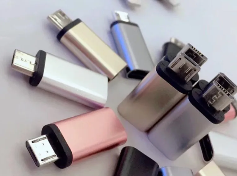 Металлический сплав адаптер для iphone женский type-c male типа c к 8pin переходник с внутренней резьбой