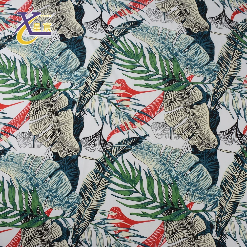 Xingchen цветные индивидуальные фабрики Повседневная печать современный искусственный цветок цифровая печать ткань