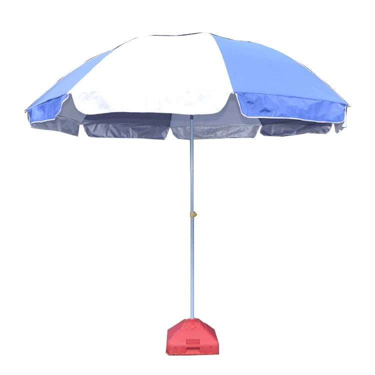 FEAMONT Wholesale pvc umbrella photo print uv protection oxford fabric beach umbrella frame