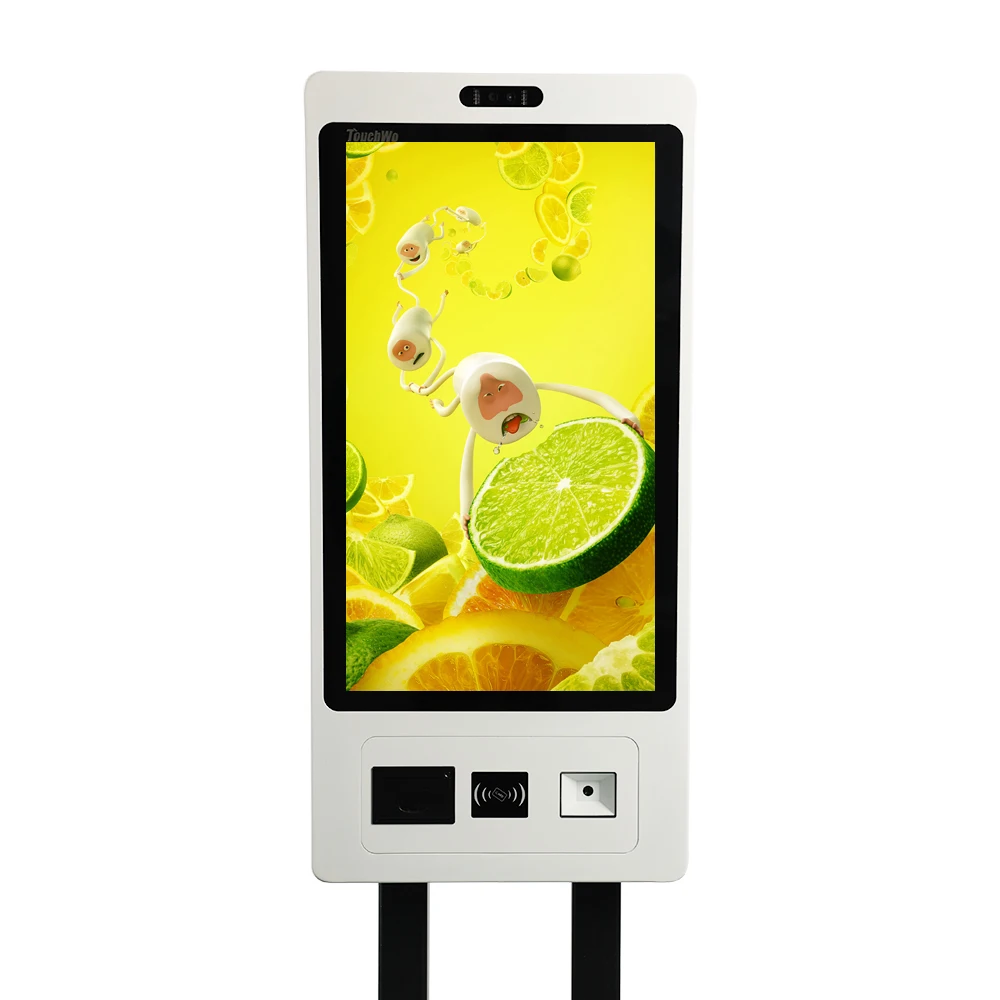 21 5 дюймовый сенсорный экран настольный киоск для самообслуживания все в одном заказе кассовый POS-терминал оплаты ресторана фаст-фуда
