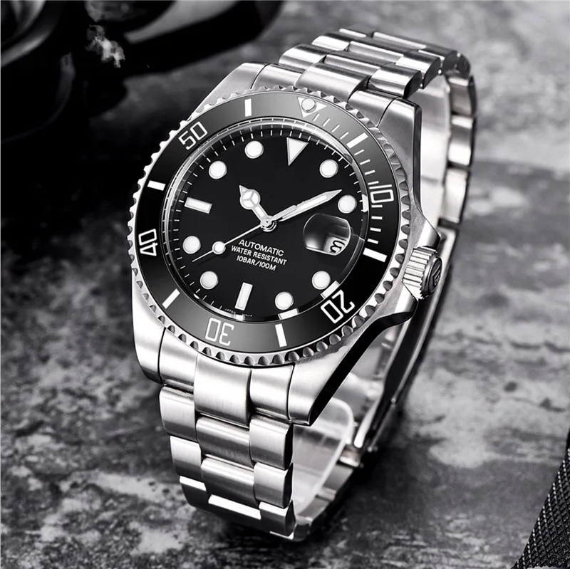 200Meters waterproof Mechanical Watch ,Japan NH35 Movement  Diver Watch Automatic 316L stainless steel case watch for men
