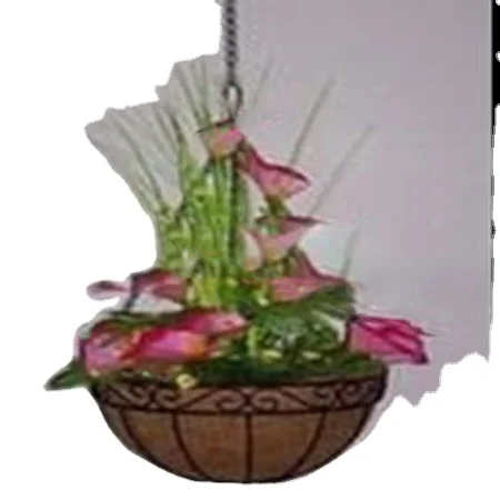
galvanized steel hanging basket 