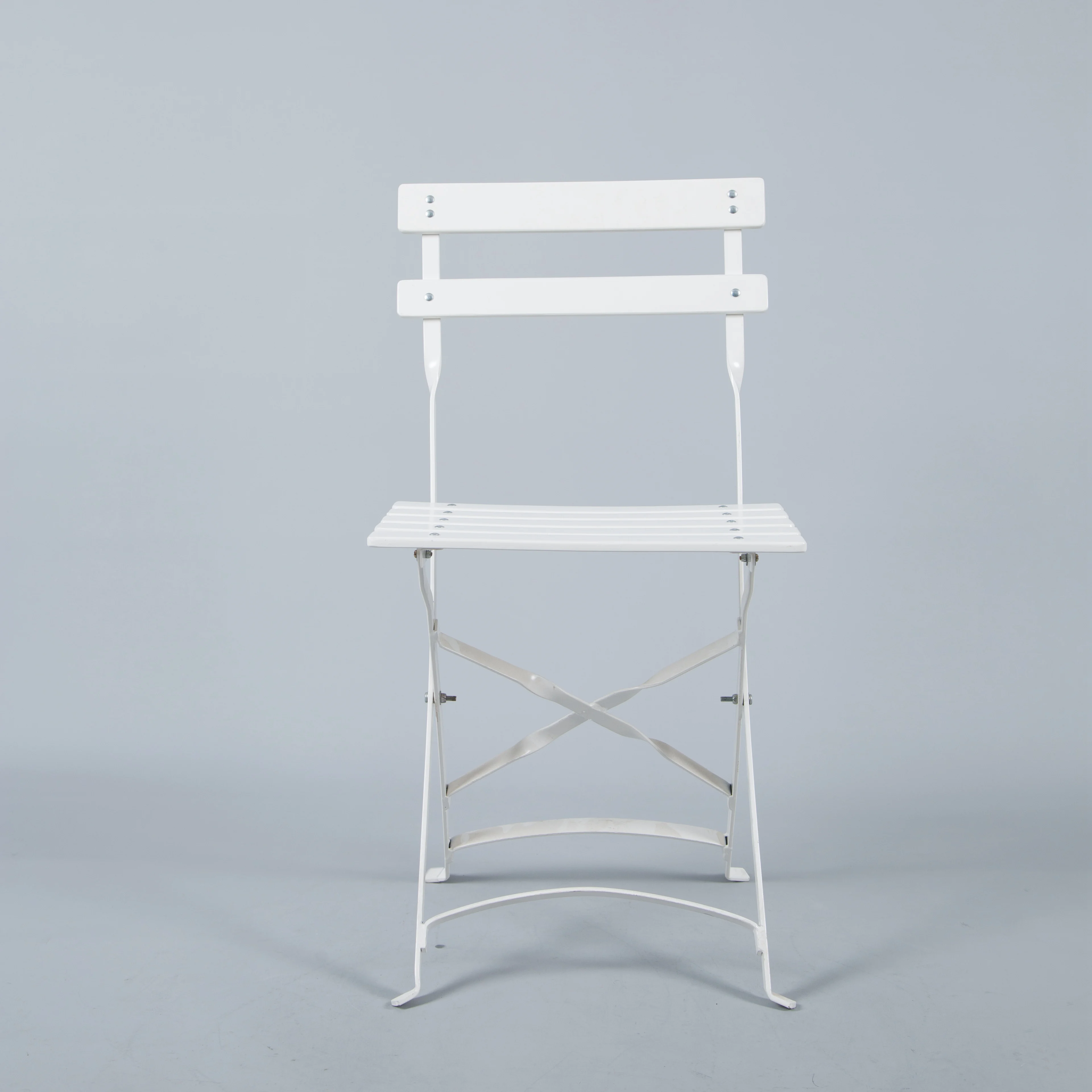 Modern Garden Outdoor Simple Metal Folding Chair for Wedding Party Events