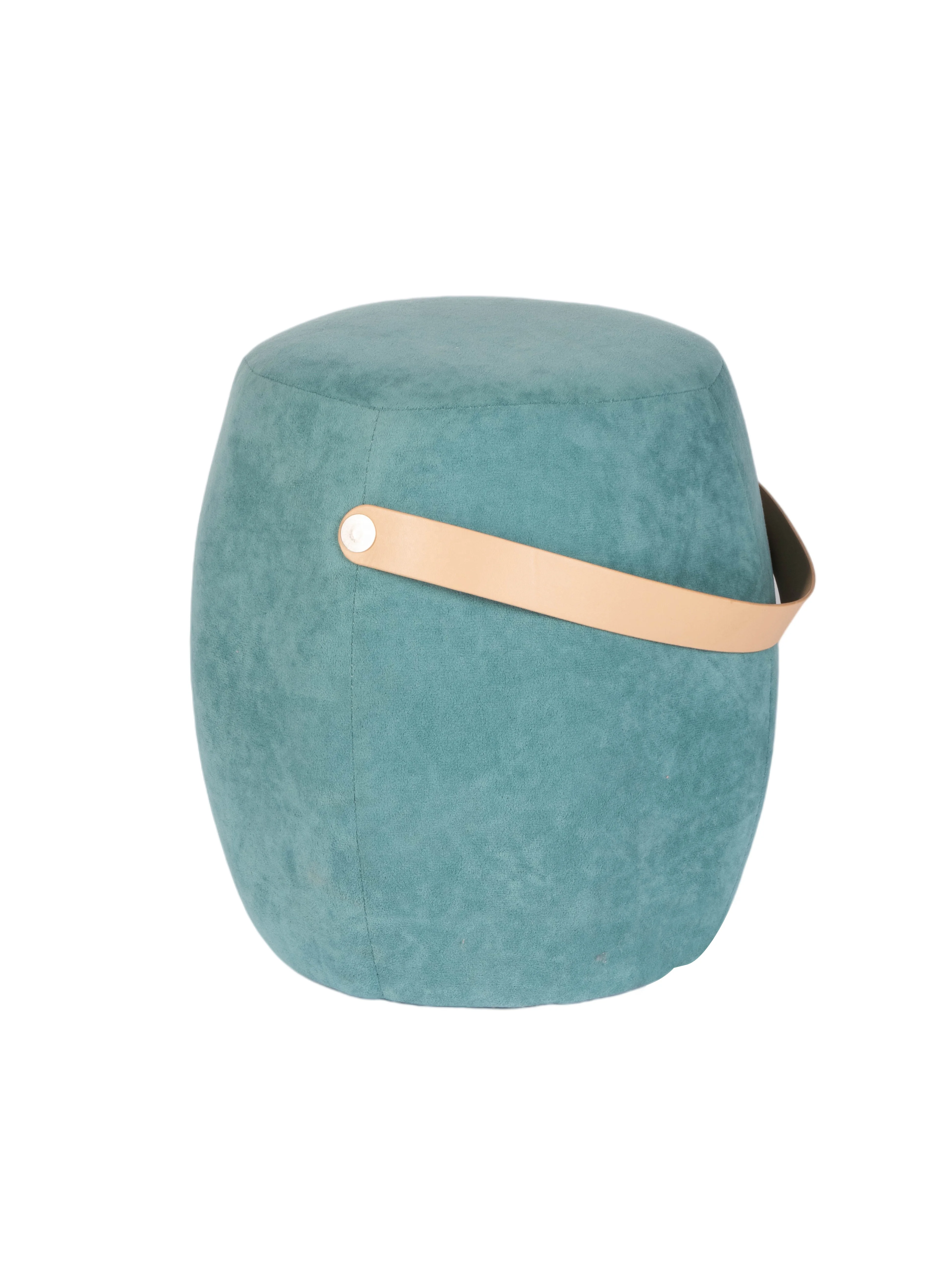 Modern Round Stool Velvet Fabric Moroccan pouf ottoman Seat bench Makeup Dressing Table Stool