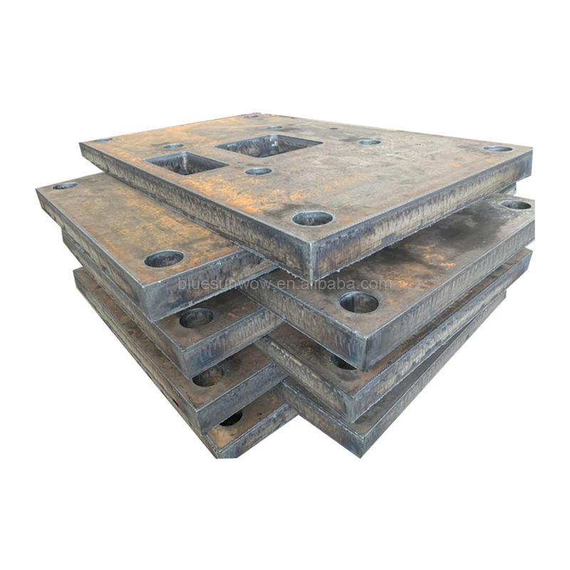 Custom Carbon Steel Plate 100mm 350mm Plasma Cutting Carbon Steel Plate Sheet Product Part Profiled Special Shaped Steel Plate