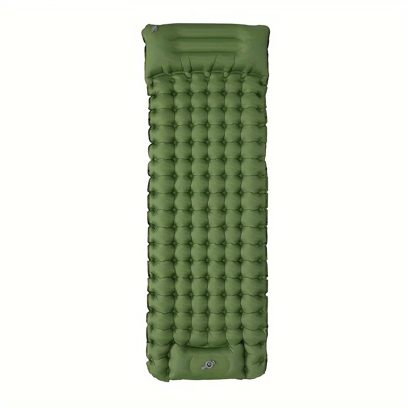 Black Outdoor Thick Foam Self Inflating Air Mattress Sleeping Pad Mat For Hiking Camping