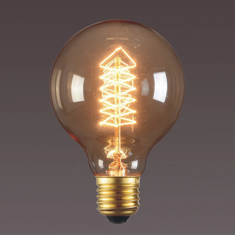 G80 25w Глобус Edison лампа накаливания античные декоративные дома светодиодные в винтажном стиле светодиодная