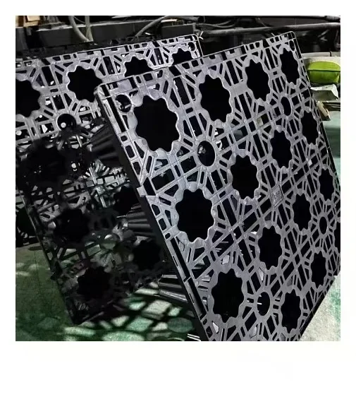 Interlocking underground stormwater attenuation tank system for residential house car parks flood mitigation