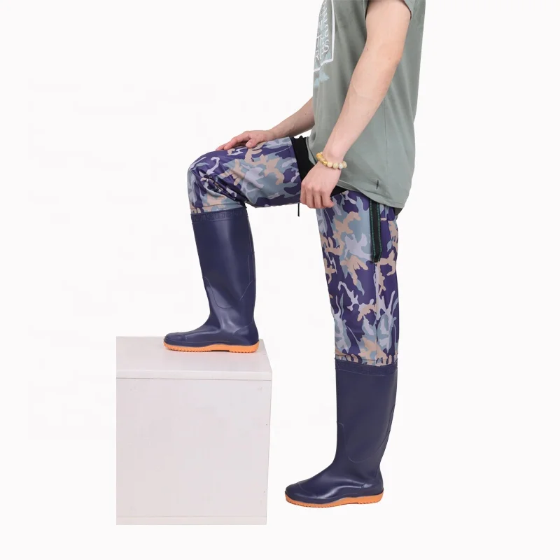 Fishing Shoes Heighten Waterproof Boots Men Silk Waterproof Non-Slip garden boots