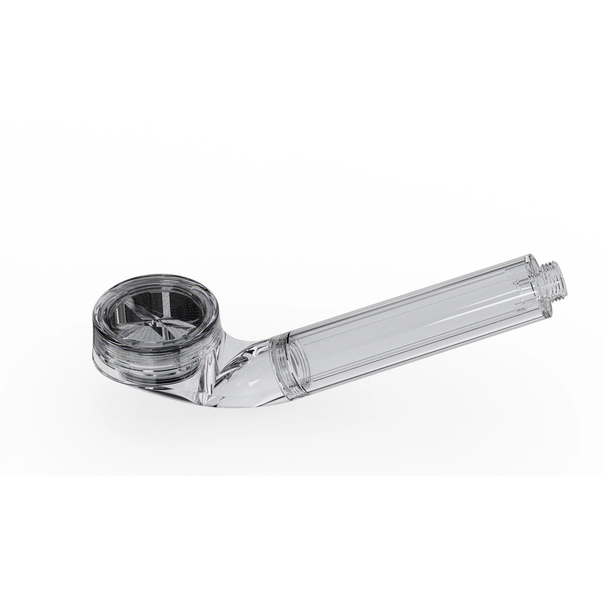 vc skincare shower head  carbon fiber purifier filter remove chlorine water filtration system water saving with transparent tank