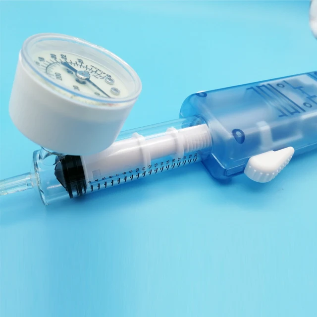 Tianck medical  manual  balloon inflation device hp type 20ml 30atm ce iso certificate