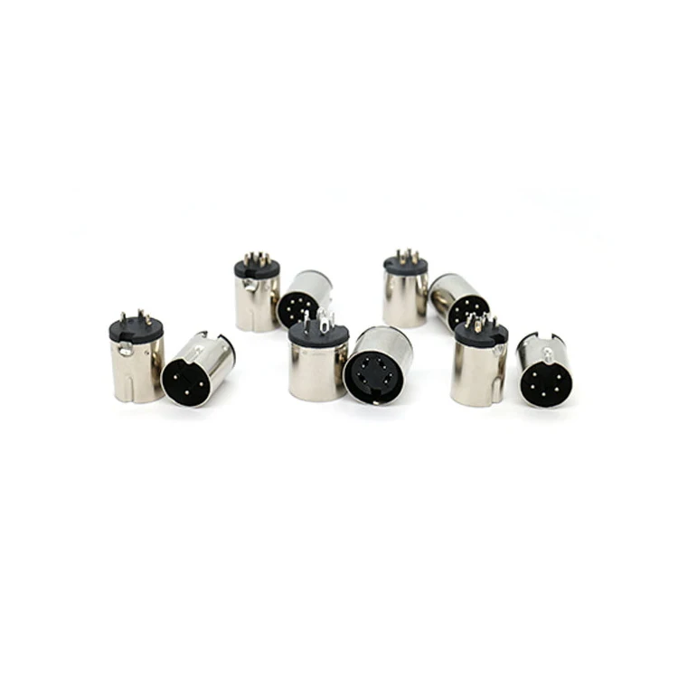 Connector Din 4pin RF coaxial connector 4P male plug and female  waterproof outdoor connector