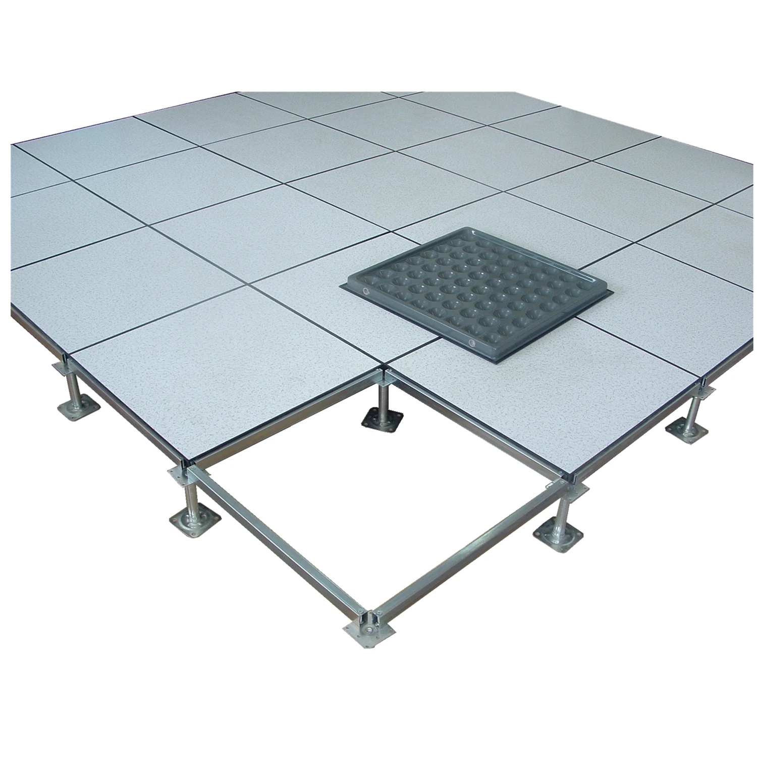 Factory direct sales cement core anti-static steel raised access floor for data center
